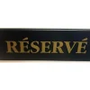 Best Affiche réservé recto-verso de 2" x 6" Accessoires Et Décor De Table