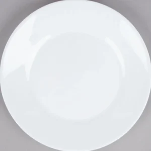 Clearance Assiette à diner de 9 3/8" Opal Restaurant White - Blanche - 24 par boite Vaisselle