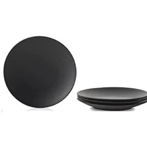 Clearance Assiette à diner de 11" Equinoxe - Noire effet fonte - 6 par boite Vaisselle