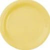 Outlet Assiette à pain de 6.25" en mélamine - Jaune - 24 par boite Vaisselle