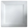 Fashion Assiette carrée de 6" avec rebord Square Rim - 36 par boite Vaisselle