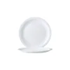 Hot Assiette de 10.25" à rebord étroit Opal Restaurant White - Blanche - 12 par boite Vaisselle