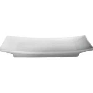 Sale Assiette rectangulaire de 12.75" x 9" sans rebord Square No Rim - 12 par boite Vaisselle