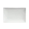 Clearance Assiette rectangulaire de 11.75" x 8 3/8" sans rebord Square No Rim - 12 par boite Vaisselle