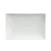 Fashion Assiette rectangulaire de 10.5" x 7.25" sans rebord Square No Rim - 24 par boite Vaisselle