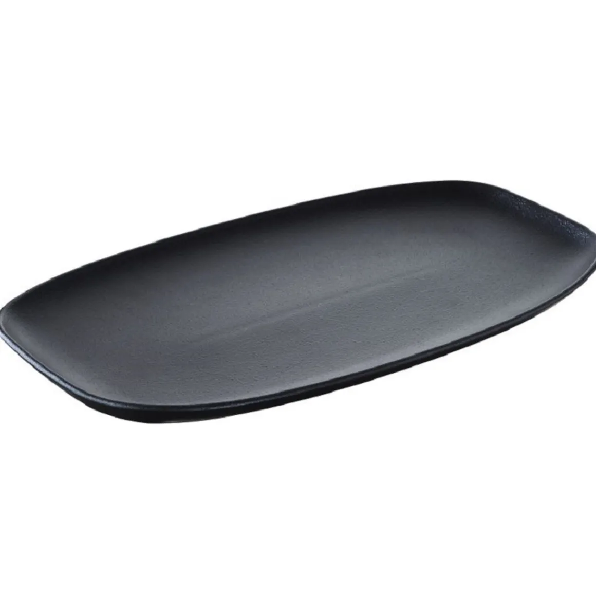 assiette_rectangulaire_de_0-33.webp Best Assiette rectangulaire de 14.25" x 8.25" Club - Noire - 4 par boite Vaisselle