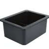 New Bac gastronorme 1/2 de 6" de profondeur - Noir Rangement Des Aliments