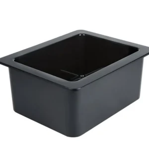 New Bac gastronorme 1/2 de 6" de profondeur - Noir Rangement Des Aliments