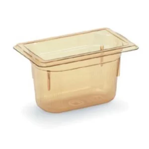 Clearance Bac gastronorme 1/9 de 2.5" de profondeur haute température Super Pan - Ambré Rangement Des Aliments