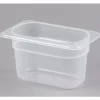 Online Bac gastronorme 1/9 de 4" de profondeur - Translucide - 6 par boite Rangement Des Aliments