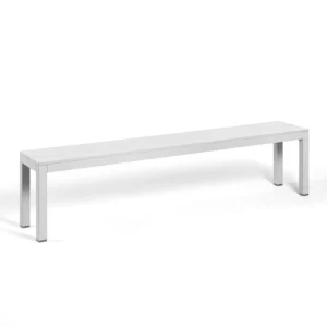Best Banc Rio Bench Alu - Bianco (blanc) Ameublement Commercial Pour Terrasses