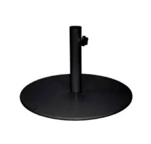 Sale Base de parasol ronde de 20" - plate - Noire Ameublement Commercial Pour Terrasses