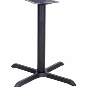 Discount Base de table en fonte à 4 pattes, empattement de 22" - Noire Ameublement Commercial Pour Terrasses