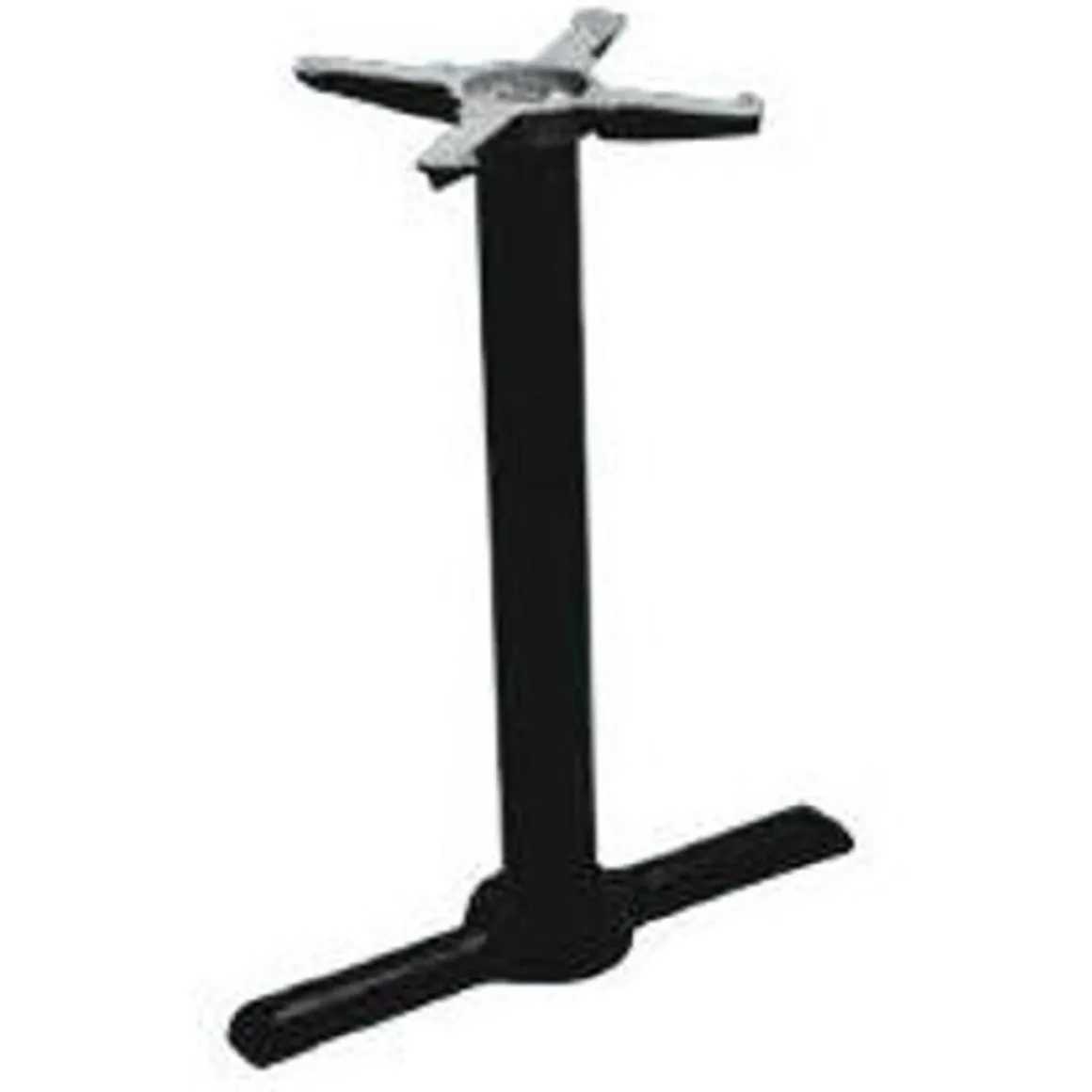 base_de_table_en_fonte____0-3.webp Clearance Base de table en fonte à 2 pattes, empattement de 22", hauteur de 28.5" - Noire Ameublement Commercial Pour Terrasses