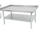 Outlet Base d'équipement de 24" x 72" en acier inoxydable avec tablette en acier galvanisé Tables De Travail Commerciales
