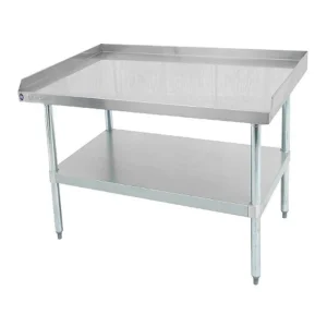 New Base d'équipement de 30" x 36" en acier inoxydable avec tablette en acier galvanisé Tables De Travail Commerciales