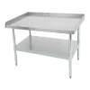 Fashion Base d'équipement de 30" x 30" en acier inoxydable avec tablette en acier galvanisé Tables De Travail Commerciales