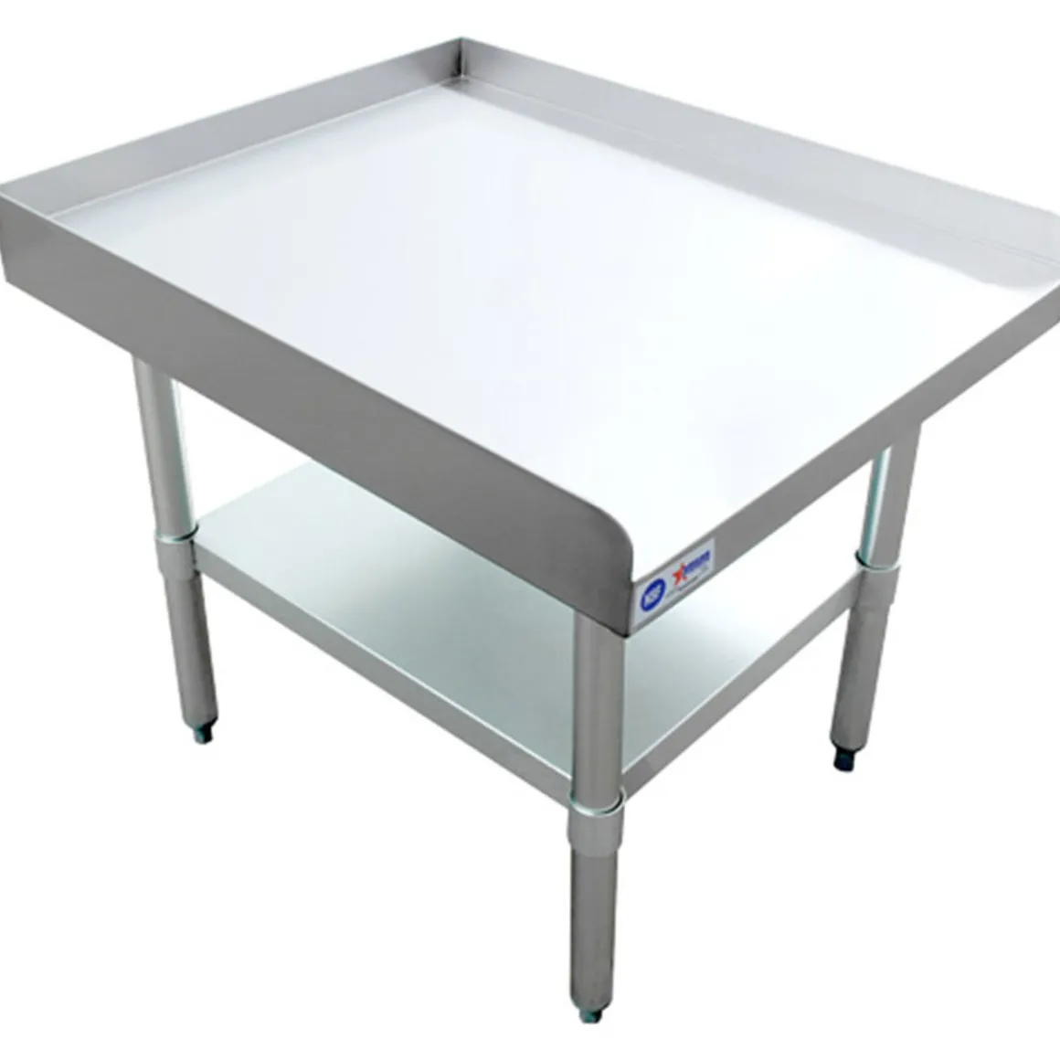 base_dxquipement_de__x__e_0.webp Clearance Base d'équipement de 30" x 24" en acier inoxydable avec tablette Tables De Travail Commerciales