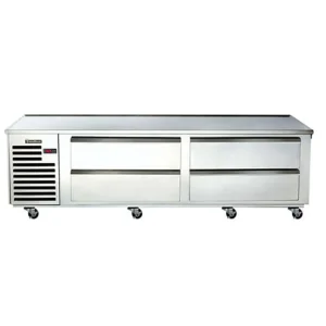 Outlet Base d'équipement réfrigérée de 84" à 4 tiroirs - 120V Support D'équipement Et Tables Réfrigérées