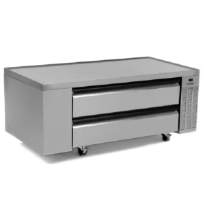 Clearance Base d'équipement réfrigérée de 50" avec 2 tiroirs Support D'équipement Et Tables Réfrigérées