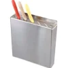 Hot Bloc à couteau de 12" x 12 3/8" en acier inoxydable pour 10 couteaux Couteaux