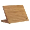 New Bloc à couteau magnétique en bambou Couteaux