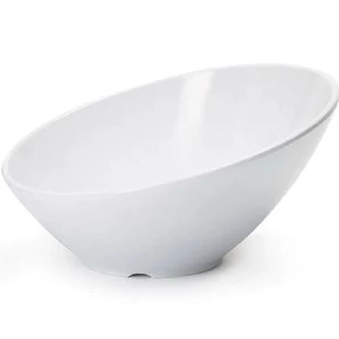 bol__angle_de__oz_en_mlam_0.webp Hot Bol à angle de 12 oz en mélamine San Michele - Blanc - 12 par boite Vaisselle