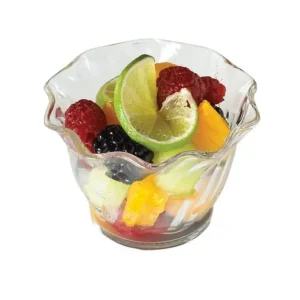 Outlet Bol à nervures de 5 oz - Transparent - 24 par boîte Vaisselle