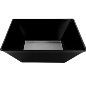 Outlet Bol carré de 16" en mélamine Sicilliano - Noir Vaisselle