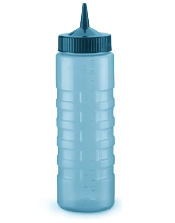 Outlet Bouteille à pression à grande embouchure de 24 oz Traex - Bleu Translucide Articles De Cuisine