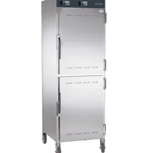 Hot Cabinet de maintien à 2 demi-portes pleines avec angles pour tablettes grillagées - 208V/1P Réchauds Et Maintiens