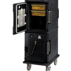 Outlet Cabinet de maintien électrique à 2 sections Ultra Camcart - Noir - 110V Distributeurs De Breuvages Et Conteneurs Ìsolés