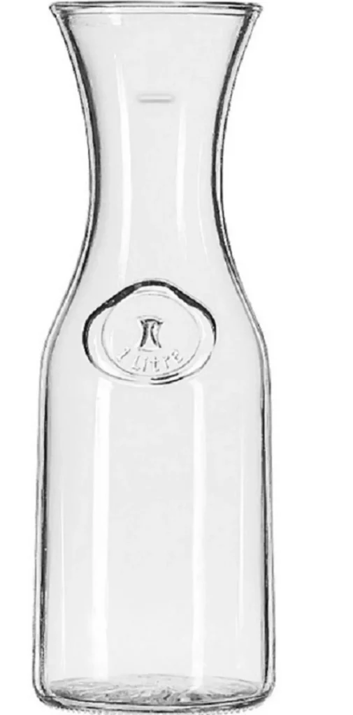 Best Carafe / décanteur à vin de 39.75 oz (1 L) - 12 par boite Service Des Breuvages