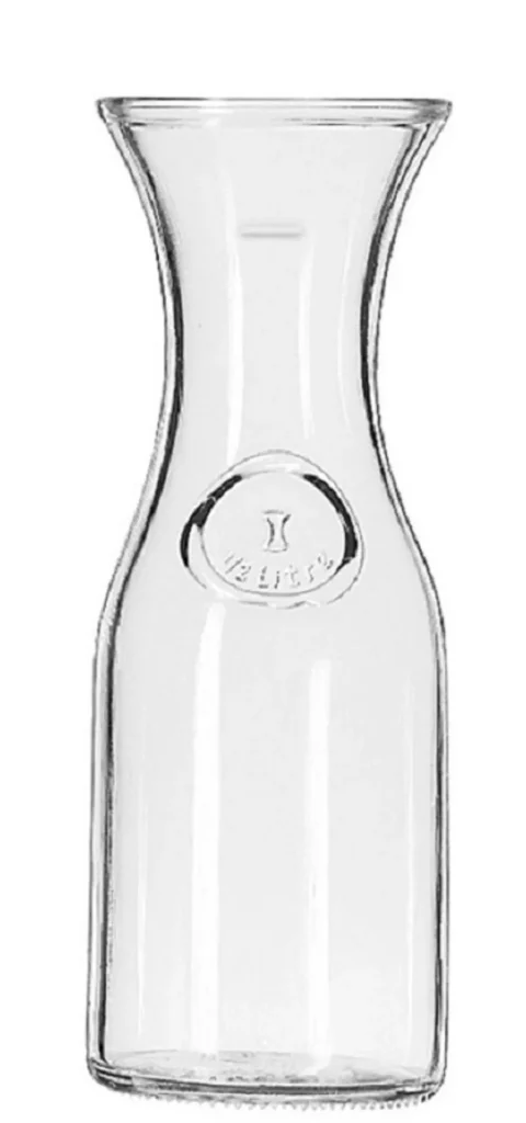 Best Carafe / décanteur à vin de 19.25 oz (0.5 L) - 12 par boite Service Des Breuvages