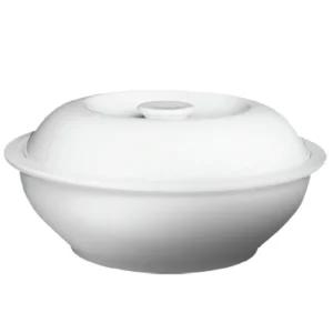 Clearance Casserole de 48 oz avec couvercle - Imperial White - 10 par boite Batterie De Cuisine