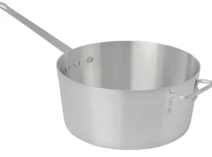 Sale Casserole évasée de 10L en aluminium avec poignée Batterie De Cuisine