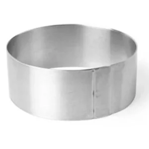 Online Cercle à pâtisserie de 3.25" x 2.5" de haut en acier inoxydable (Nonette ronde) Cuisson Et Pâtisserie