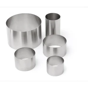Clearance Cercle à pâtisserie de 2.5" x 2.5" de haut en acier inoxydable (Nonette Ronde) Cuisson Et Pâtisserie