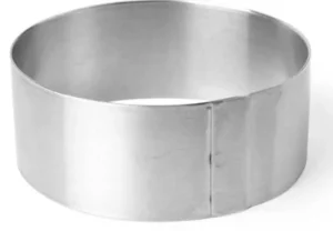 New Cercle à pâtisserie de 2.5" x 1 5/8" de haut en acier inoxydable (Nonette ronde) Cuisson Et Pâtisserie