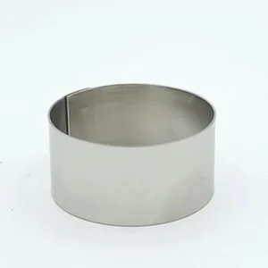 Hot Cercle à pâtisserie de 2.5" x 0.5" de haut en acier inoxydable (Nonette Ronde) Cuisson Et Pâtisserie