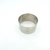 Sale Cercle à pâtisserie de 2.5" x 1.5" de haute en acier inoxydable (Nonette ronde) Cuisson Et Pâtisserie