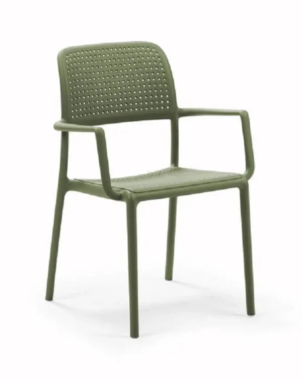 Best Chaise avec bras Bora - Agave (verte) Ameublement Commercial Pour Terrasses