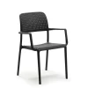 Online Chaise avec bras Bora - Antracite (noire) Ameublement Commercial Pour Terrasses
