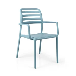 Best Chaise avec bras Costa - Celeste (bleu) Ameublement Commercial Pour Terrasses