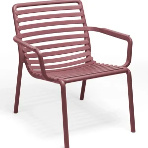 Sale Chaise avec bras Doga Relax - Marsala (rouge) Ameublement Commercial Pour Terrasses