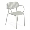 Best Chaise avec bras Mom - Antique Cement (grise) Ameublement Commercial Pour Terrasses
