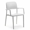 Online Chaise avec bras Riva - Bianco (blanche) Ameublement Commercial Pour Terrasses