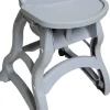 Online Chaise haute avec tablette en plastique - Grise Chaises Pour Restaurant