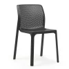 Clearance Chaise sans bras Bit - Antracite (noire) Ameublement Commercial Pour Terrasses