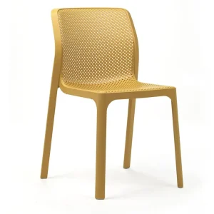 Sale Chaise sans bras Bit - Senape (jaune) Ameublement Commercial Pour Terrasses
